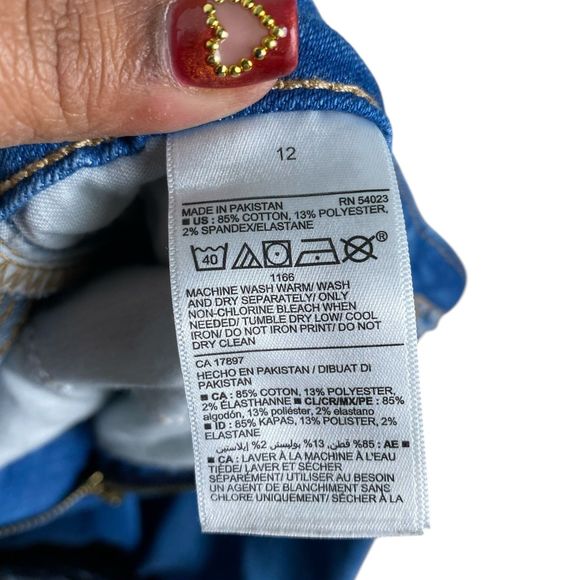 Old Navy Womans Rockstar‎ Super Skinny Jeans Size 12 Regular Style 112 - Picture 7 of 7